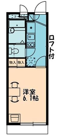 レオパレスカンパニュールの物件間取画像